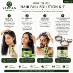 Vardan Organics Hairfall Solution Kit Ayurvedic Hair Care Kit Combo of 4 Anti Hair Fall System - Ingredients & Details - Vardan Organics