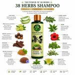Vardan Organics 38 Herbs Ayurvedic Shampoo Ayurvedic shampoo for hair fall Organic Anti-Hairfall Formula - Ingredients & Details - Vardan Organics