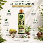 Vardan Organics 38 Herbs Ayurvedic Shampoo Ayurvedic shampoo for hair fall Organic Anti-Hairfall Formula - Ingredients & Details - Vardan Organics