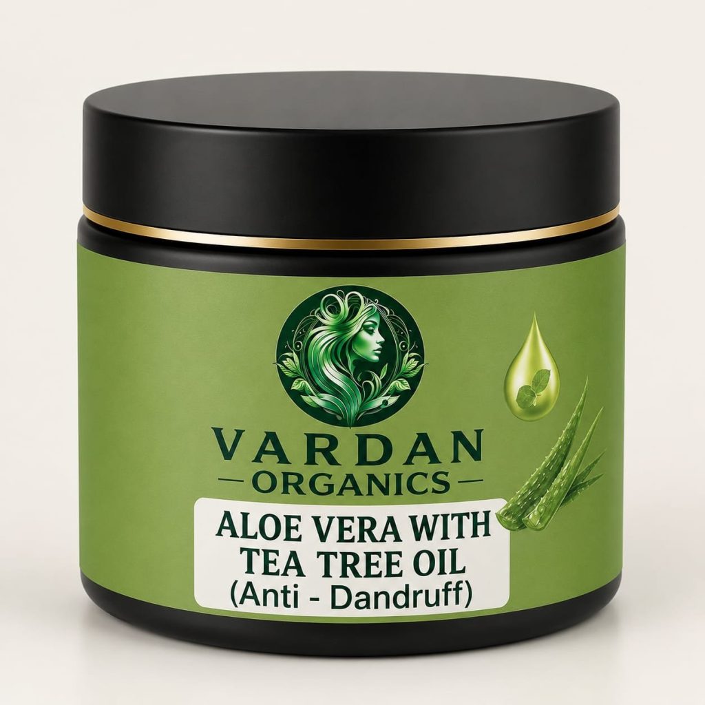 Vardan Organics Tea Tree Oil Gel Tea Tree Oil Scalp Treatment Ayurvedic Pre-Shampoo Gel - Vardan Organics Ayurvedic Products