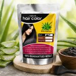 Vardan Organics Black Natural Hair Color Handmade Ayurvedic Hair Color No Ammonia No Paraben No Sulfate With Aloe Vera 100g (4 x 25g Sachets) - Ingredients & Details - Vardan Organics