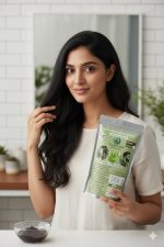 Vardan Organics Organic Brown Hair Colour Natural Herbal Hair Dye Ammonia-Free Ayurvedic Formula - Ingredients & Details - Vardan Organics