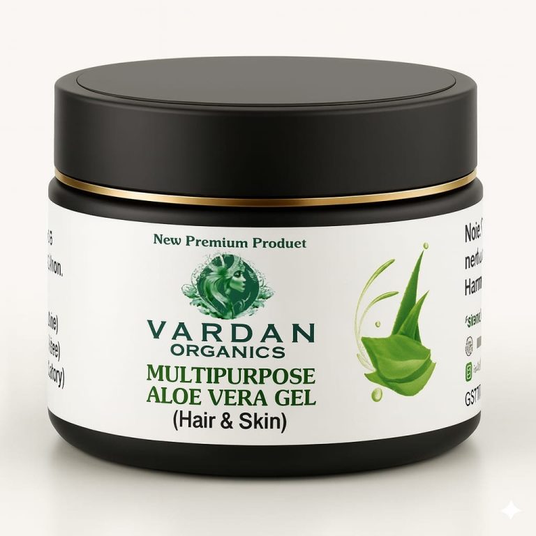 Vardan Organics Charcoal Soap + Multipurpose Aloe Vera Gel Combo Aloe Vera Gel and Charcoal Soap Each - Ingredients & Details - Vardan Organics