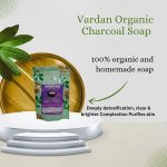 Vardan Organics Charcoal Soap Deep Detox Charcoal Soap for Face & Body Natural Ayurvedic Cleanser - Vardan Organics Ayurvedic Products