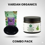 Vardan Organics Charcoal Soap + Multipurpose Aloe Vera Gel Combo Aloe Vera Gel and Charcoal Soap Each - Vardan Organics Ayurvedic Products