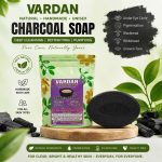 Vardan Organics Charcoal Soap Deep Detox Charcoal Soap for Face & Body Natural Ayurvedic Cleanser - Ingredients & Details - Vardan Organics