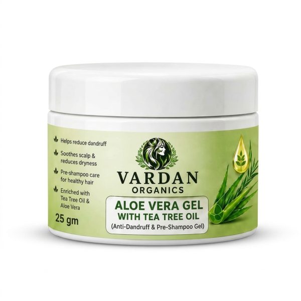 Tea Tree Anti-Dandruff & Itchy Scalp Gel (Trial Pack, 25g) | Vardan Organics