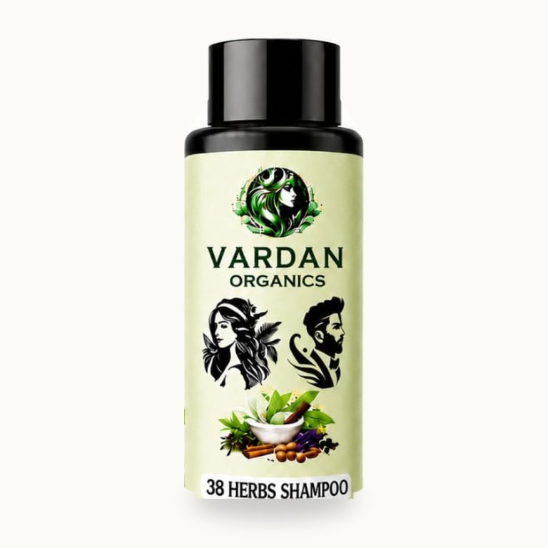 Vardan Organics 38 Herbs Ayurvedic Shampoo Anti-Hairfall Herbal Shampoo Trial & Traveling Pack - Vardan Organics Ayurvedic Products