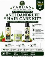 Vardan Organics Anti Dandruff Hair Care Kit Hair Oil + Pre-Shampoo Gel + Shampoo Trial & Traveling Pack - Ingredients & Details - Vardan Organics
